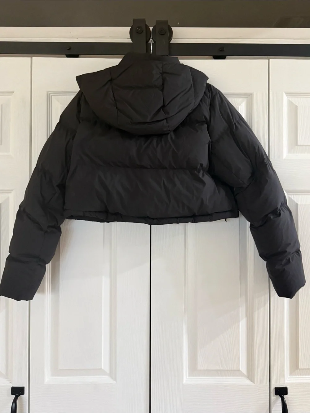 Retired Lululemon Wunder Puff Super-Cropped Jacket Black Down Size 10 NWT
